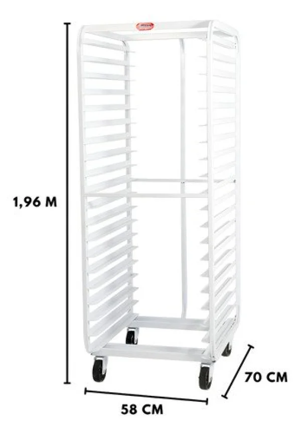 Estante Aberta 20 Assadeiras 58x70 Vazia Desmont�vel Imeca