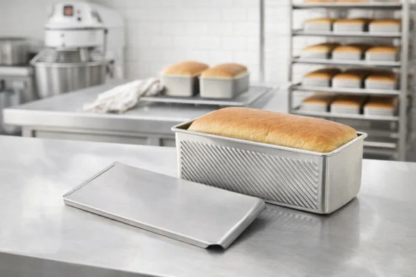 5 Formas para P�o de Forma Com Tampa Em Alum�nio 30X10X10 Imeca