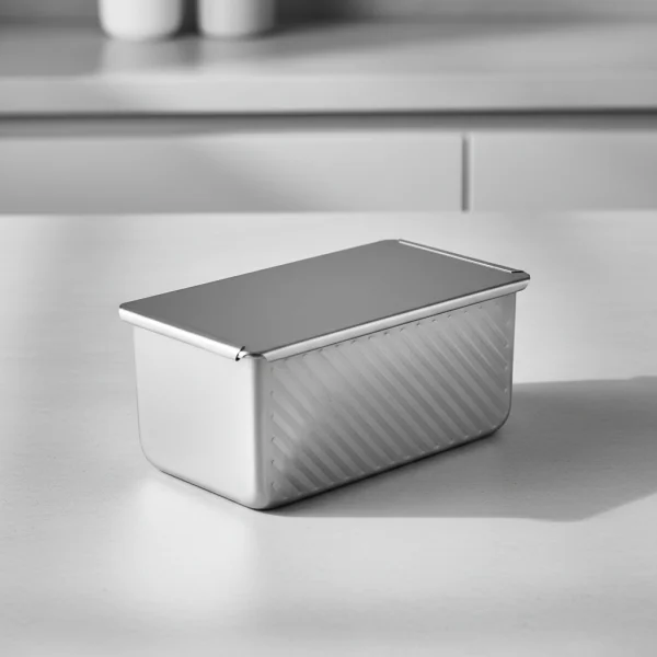 5 Formas para P�o de Forma Com Tampa Em Alum�nio 20X10X10 Imeca