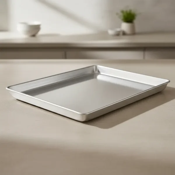 10 Assadeiras Alum�nio Lisa Estampada 62X36X3,5 Imeca