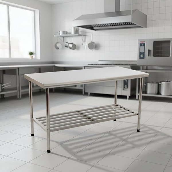 Mesa A�o Inox 430 Desmont�vel 1,20X0,70 Multiuso Imeca