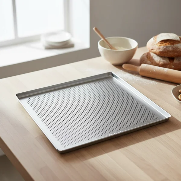 Assadeira Alum�nio Perfurada Estampada 35X35X1 Imeca