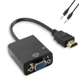 Cabo Adaptador e Conversor HDMI para VGA c/ udio P2