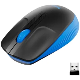 Mouse Sem Fio Logitech M190 - Azul - 910-005903