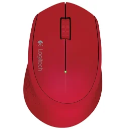 Mouse sem fio Logitech M280 com Conexo USB e Pilha Inclusa, Vermelho - 910-004286