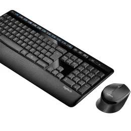 Kit Teclado e Mouse sem fio Logitech MK345 com Teclado com Apoio e Mouse Destro, USB, Pilhas Inclusas e Layout ABNT2 - 920-007821