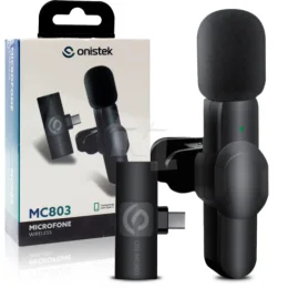 Microfone de Lapela sem Fio Conexo Type-C para Smartphone Android - ON-MC803