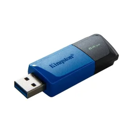 Pen Drive 64GB Kingston, USB 3.2, DataTraveler Exodia M, Preto e Azul - DTXM/64GB