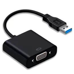 Adaptador USB 3.0 para VGA Cabo Conversor 15cm KNUP - KP-AD006