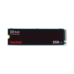 SSD 250GB SanDisk Plus NVMe, M.2, PCle, Gen3, Leitura 3.000 e Gravao acima de 3.000 - SDSSDA3N-250G-G26