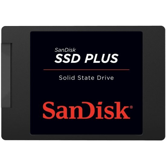 SSD Sandisk Plus, 480GB, SATA, Leitura 535MB/s, Grava��o 445MB/s - SDSSDA-480G-G26