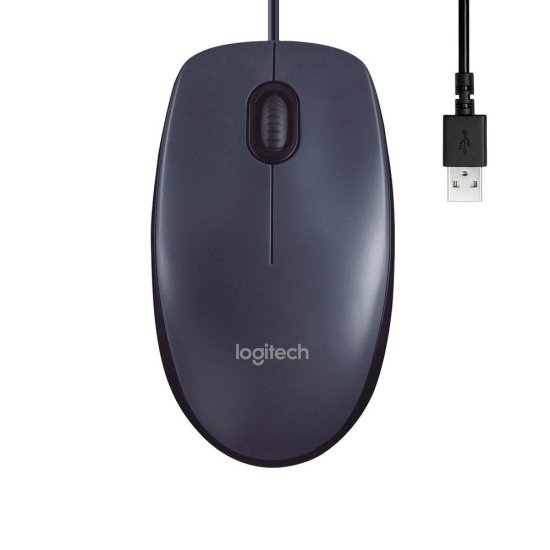 Mouse Logitech M90 Preto 1000DPI - 910-004053
