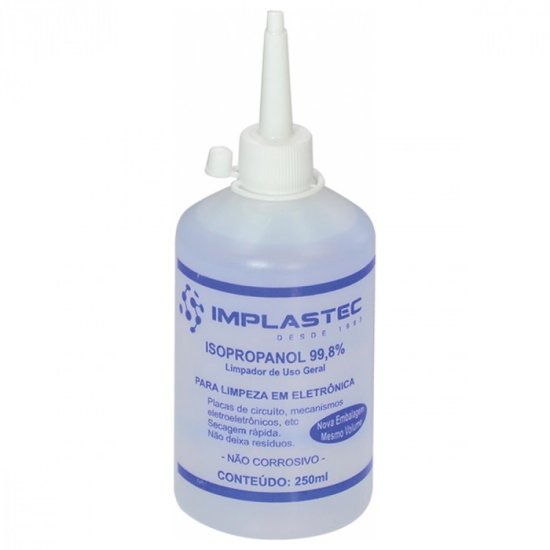 �lcool Isoprop�lico 250ML Com Bico Aplicador