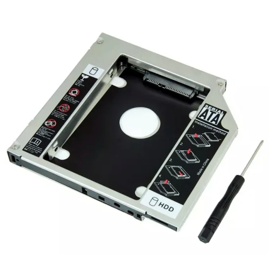 Adaptador Dvd Para Hd Ou Ssd Notebook Drive Caddy 12,7mm