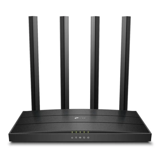 Roteador TP-Link Archer C6 V4, AC1300, MU-MIMO, Wireless Dual Band, 4x Antenas, Portas 4x Gigabit (1x WAN, 4x LAN)