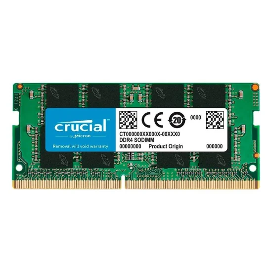 Memria Crucial, 8GB, 3200MHz, DDR4, CL22, para Notebook - CB8GS3200