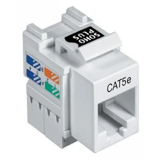 Conector Keystone Femea Furukawa Sohoplus CAT5E T568A/B Branco