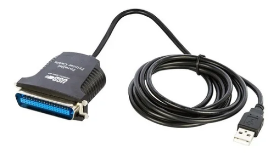 Cabo Adaptador para Impressora Paralelo 36 Pinos x Usb Knup - KP-AD109
