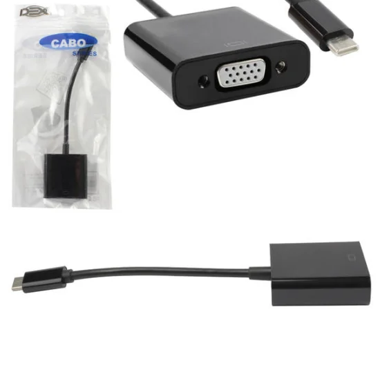 Conversor TYPE-C Para VGA Fmea 15 Centmetros DEX AD-701C AD-701C DEX