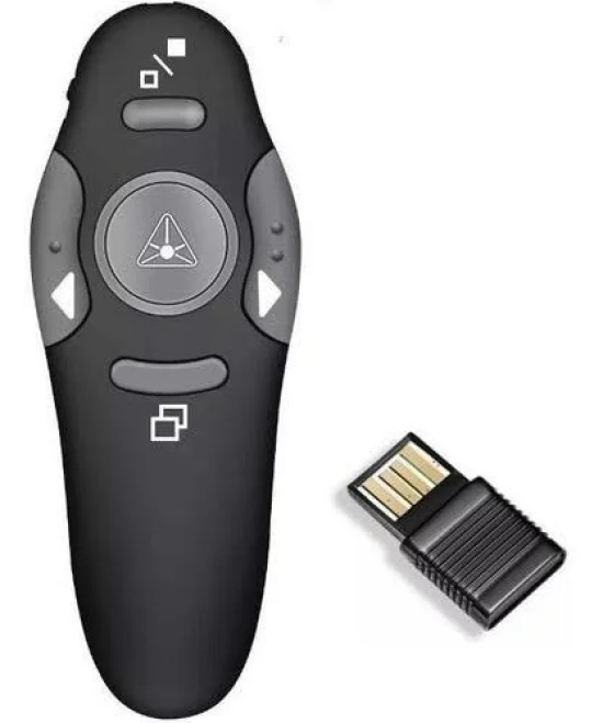 Apresentador Ponteiro Sem Fio Usb Rf Controle Remoto Exbom - LPT-8