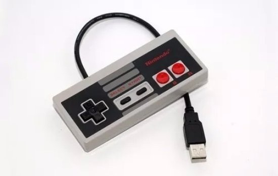 Controle Joystick Gamepad Usb Nintendo/nes P/ Pc, Rasp