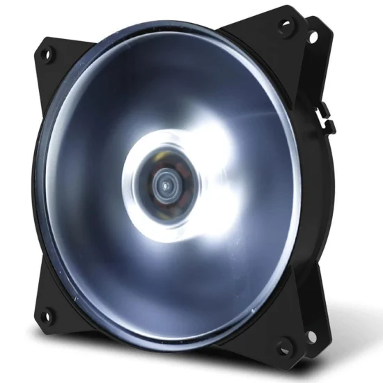 Fan Para Gabinete Masterfan 120Mm Mf120l Led Branco - R4-C1ds-12Fw-R1