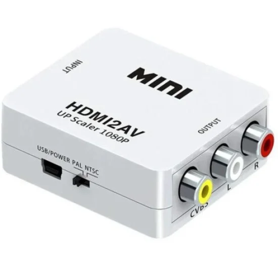 Conversor de Hdmi para AV RCA Hd 1080P