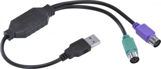 Cabo Adaptador PS2 Fmea X USB Macho 30CM - USBPS-2