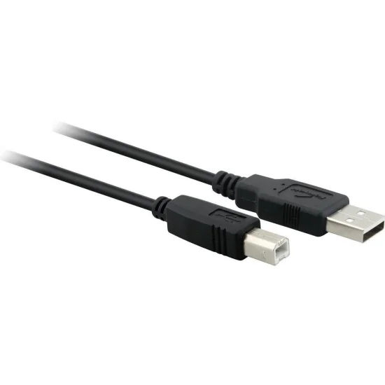 Cabo USB 2.0 A Macho + B Macho 1,8 Metros SBI-101 Preto FORTREK
