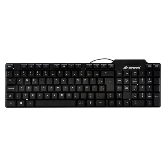 Teclado Standard USB SKL-106 Preto FORTREK (FK 325K)