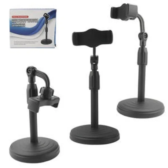 Suporte De Celular Para Mesa Com Ajuste De Altura Ate 30CM De Altura