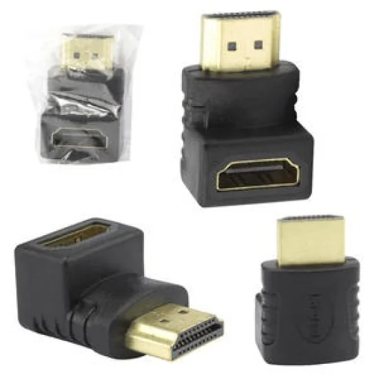 Adaptador HDMI Macho Para Fmea 90