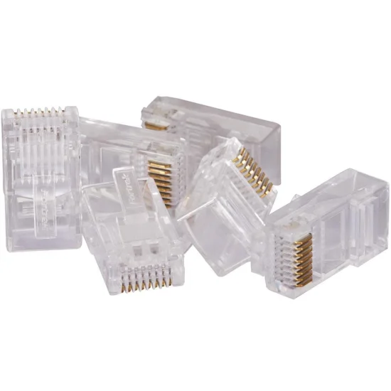 Conector Fortrek Macho CAT5E RJ45, Pct 100 Unidades - 62899