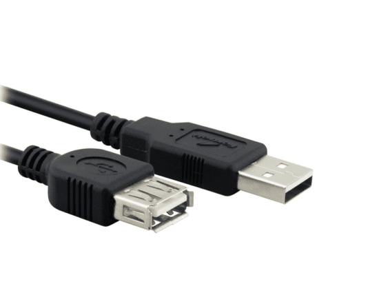 Cabo Extensor USB 2.0 A Macho x A Femea 1,5 Metros
