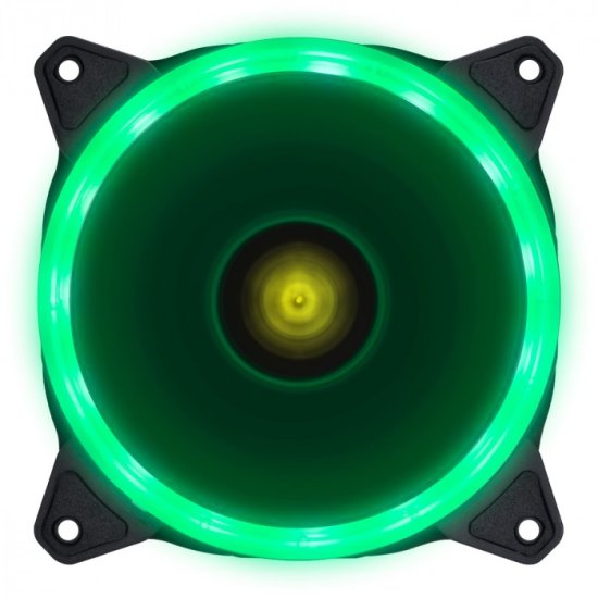 Cooler Fan Gamer para Gabinete V.RING Anel De LED 120X120MM Verde - VRINGG
