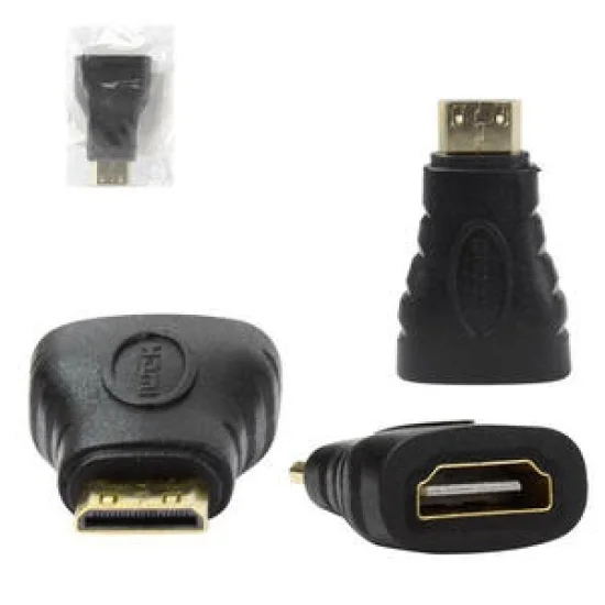 Adaptador HDMI Fmea Para Mini HDMI Macho HDMI