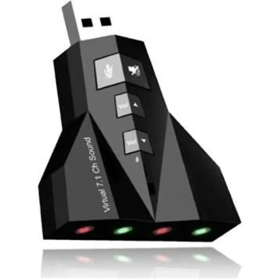 Adaptador Placa de Som Usb Duplo para Headset Fone e Microfone - LT-223 / LT-SK002