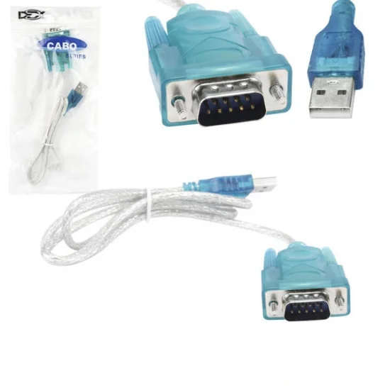 Cabo Db9 Adaptador Usb 2.0 Serial Rs232 Conversor 9 Pinos