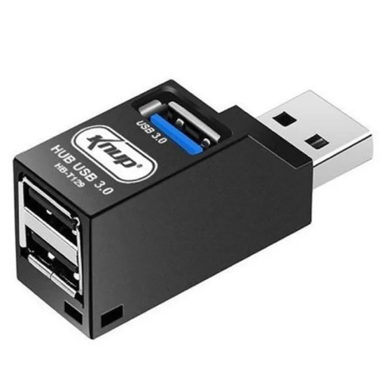 Hub Usb 3 Portas Mistas Usb 3.0 e Usb 2.0 Knup - HB-T129
