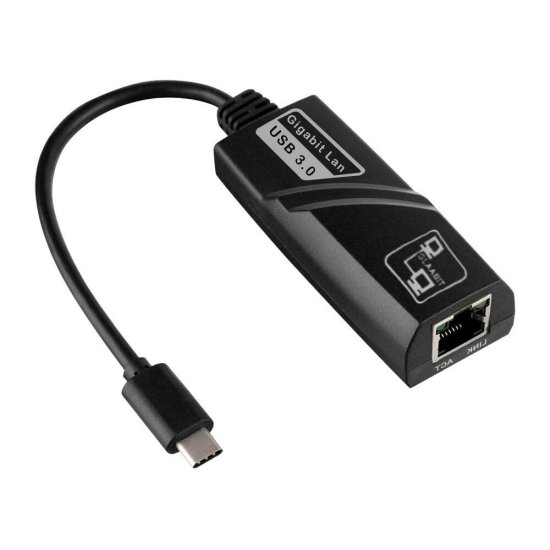 Cabo Adaptador De Rede RJ45 10/100/1000 mbps Sa�da Type C