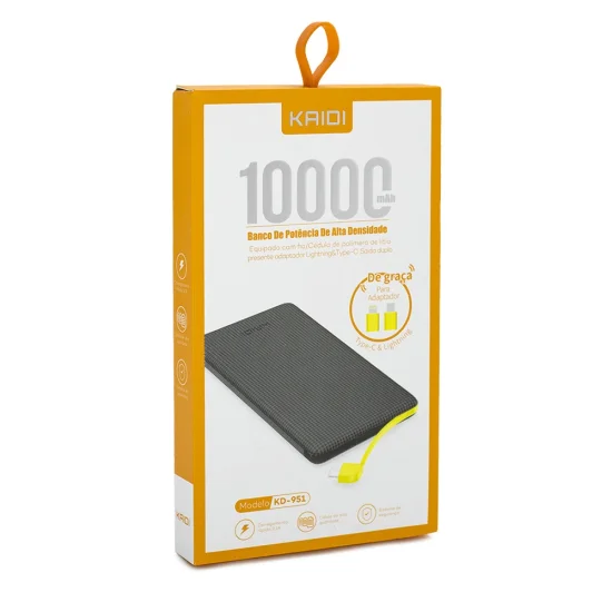 Carregador Porttil Power banq 10000 mah Kaidi KD-951