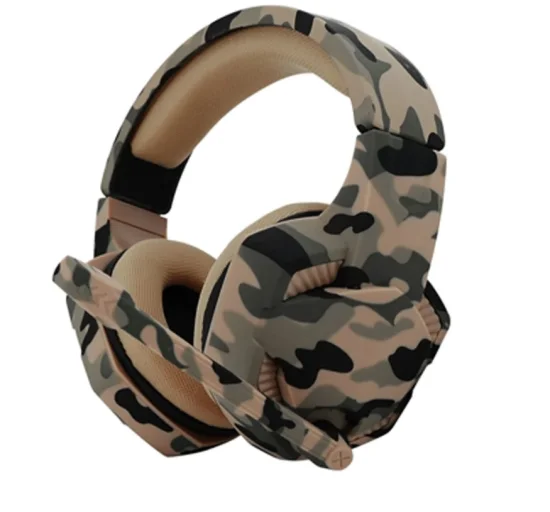 Headset Satellite AE-367C com Microfone - Camuflagem Verde