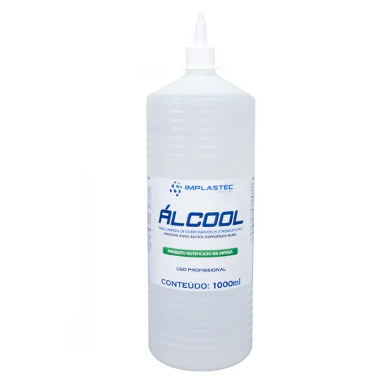 lcool para Limpeza de Componentes Eletrnicos e PCI 1000ml 99,8% IMPLASTEC - PCI-1000ML