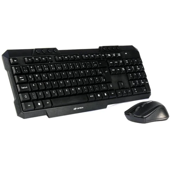 Kit C3Tech com Teclado ABNT 2 e Mouse Wireless USB - K-w10bk