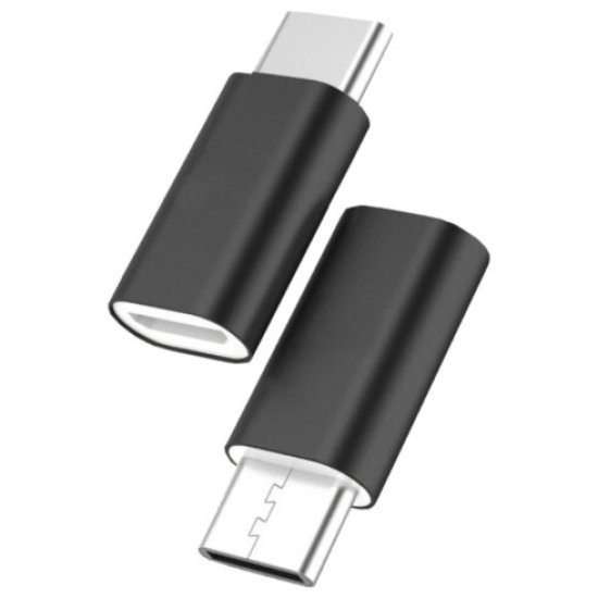 Adaptador Type-C Macho para Micro USB V8 F�mea Verde - ZJT-C-V8