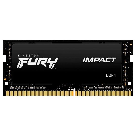 Mem�ria Kingston Fury Impact, 8GB, 3200MHz, DDR4, CL20, Para Notebook - KF432S20IB/8