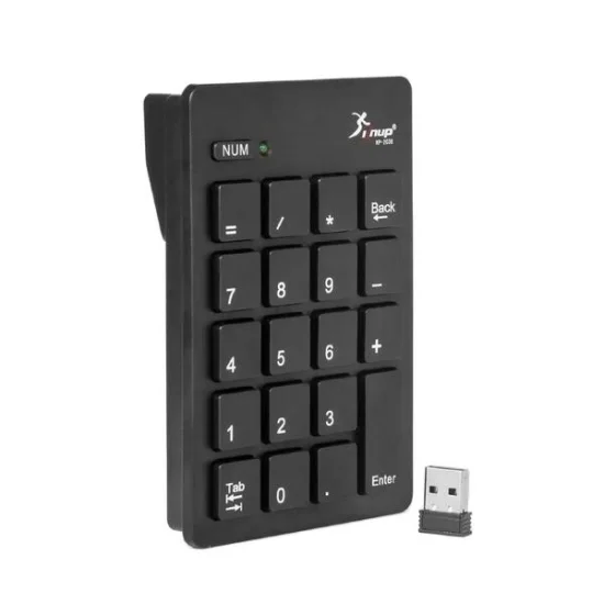 Mini Teclado Numrico Knup Sem Fio Kp-2038 KP-2038 KNUP