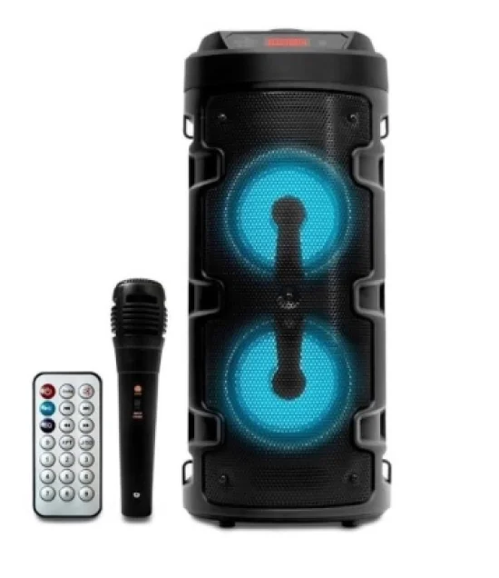 Caixa de Som Portatil Bluetooth c/ Microfone (KTS-4209) Pendrive Mp3 Radio Fm