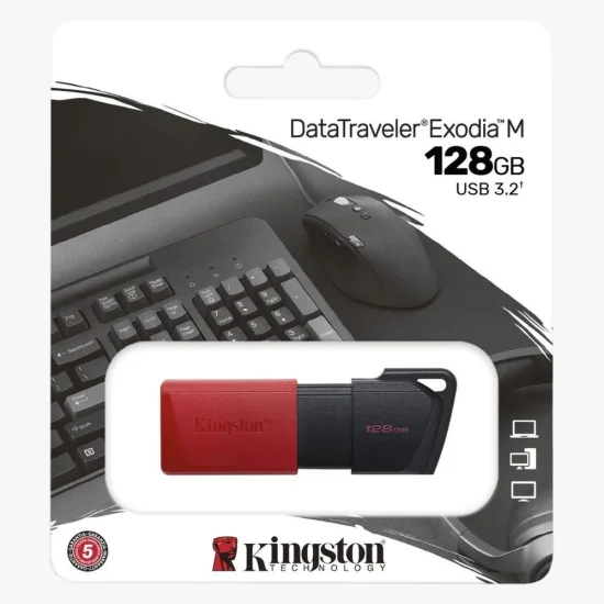 Pendrive Kingston 128GB, Exodia M, Usb 3.2, Gen 1 Dtxm