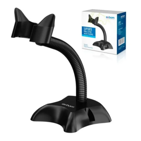 Suporte para Leitor de Codigo de Barras com Haste Flexivel EXBOM - SPX-LC150